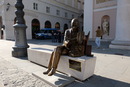 Statue Gabriele D'Annunzios in Trieste