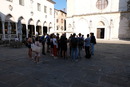 Die Gruppe auf dem Marktplatz von Koper